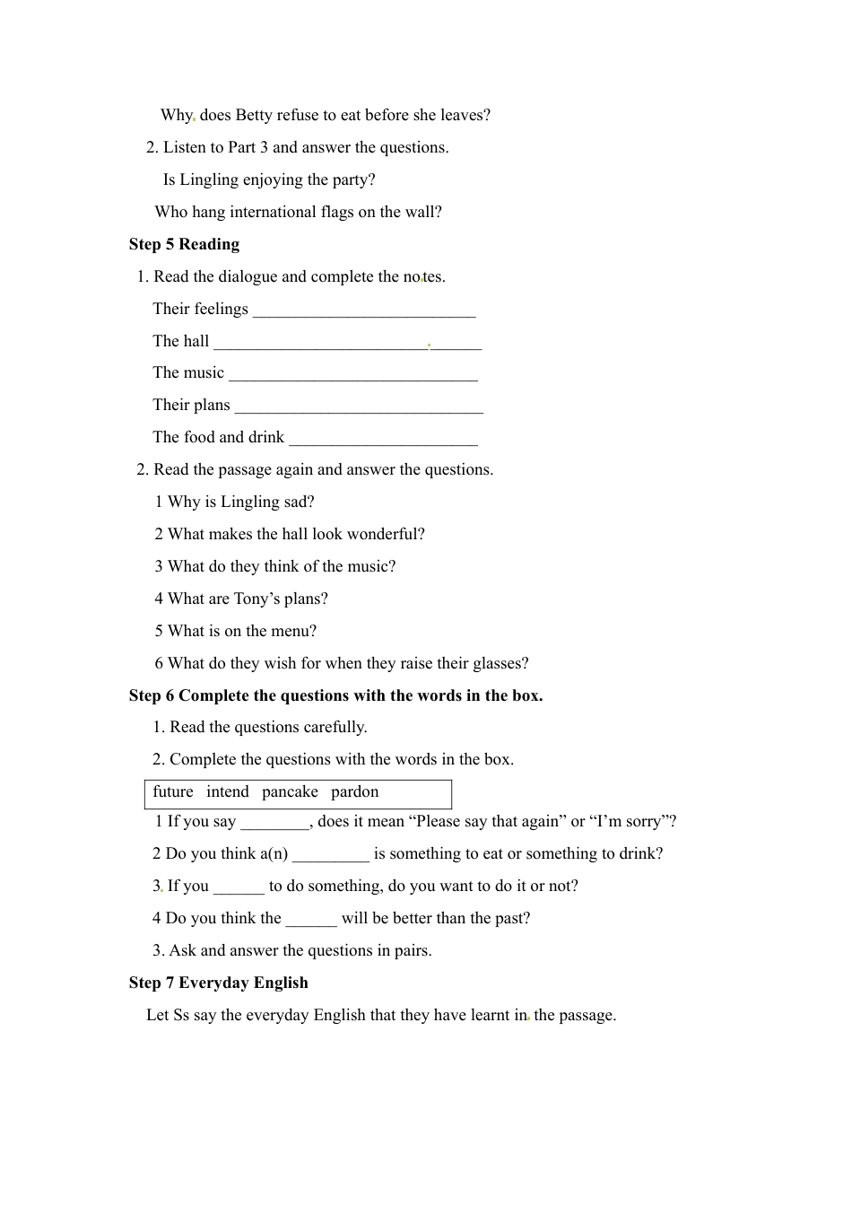 外研版九年级下册-Module8 Unit1 Here’s to our friendship！ 精品教案.doc_第3页