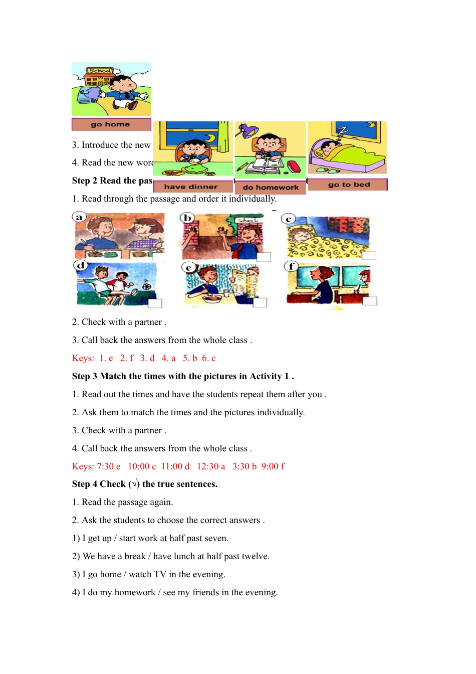 外研版七年级英语上册-教案Unit 2 (6).doc_第3页