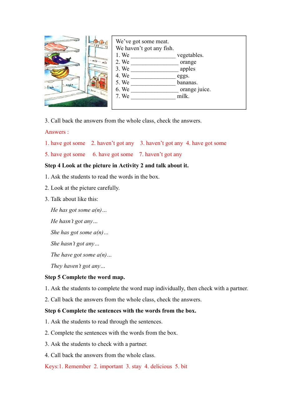 外研版七年级英语上册-教案Unit 3 (5).doc_第3页