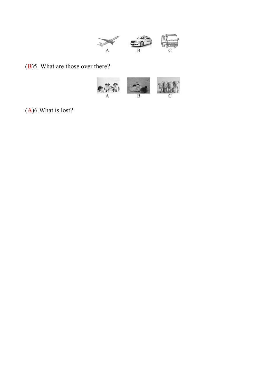 外研版七年级英语下册Module1模块过关检测题（教师版）.doc_第2页