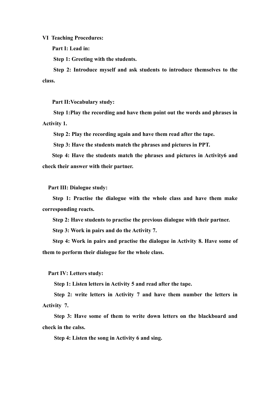 外研七年级上Starter Module 1 教案.doc_第2页