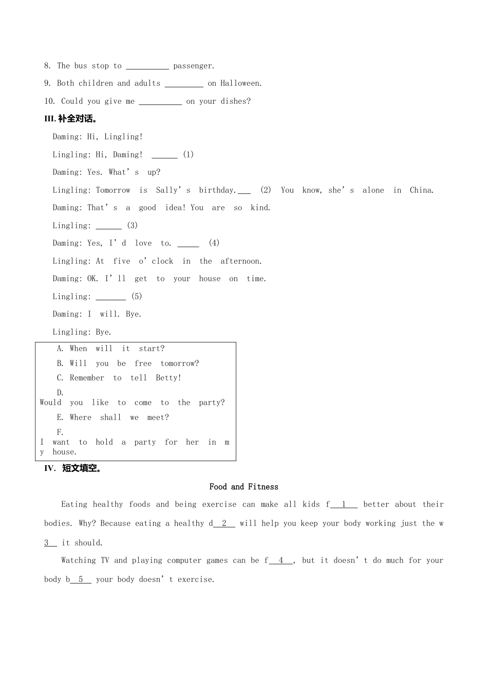 新外研英语九下Module 6 全模块精美导学案_Unit 3.doc_第2页