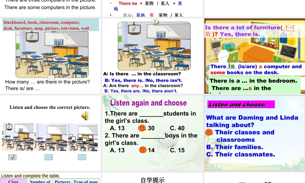 七年级英语上册M3u1 (共22张PPT).ppt
