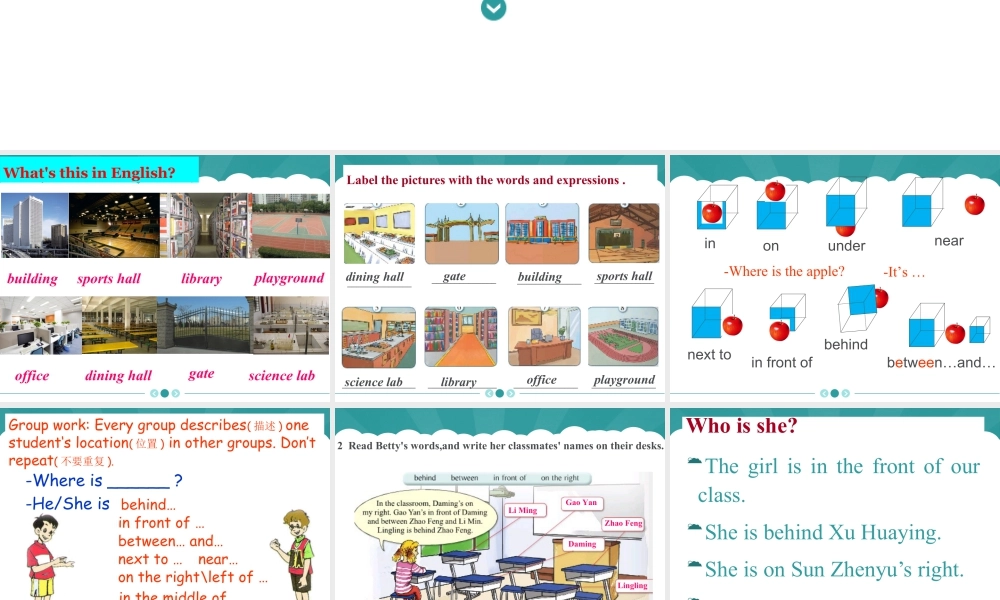 七年级英语上册M3U2 (共25张PPT).ppt