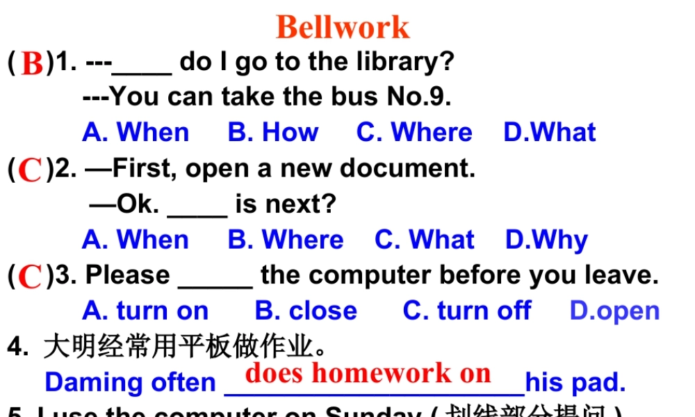 七年级英语上册教学课件：M7 Unit 2 (共41张PPT).ppt