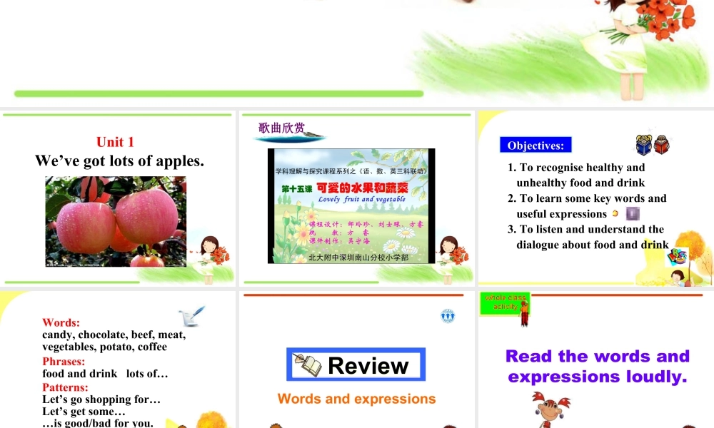 七年级英语上册课件：Module 4 unit 1We've got lots of apples (共40张PPT).ppt