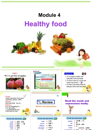 七年级英语上册课件：Module 4 unit 1We've got lots of apples (共40张PPT).ppt