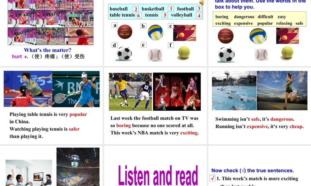 外研版初中英语PPT课件-Module 3  Unit 1.ppt