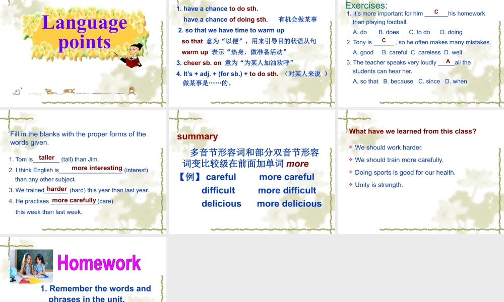 外研版初中英语PPT课件-Module 3  Unit 2.ppt