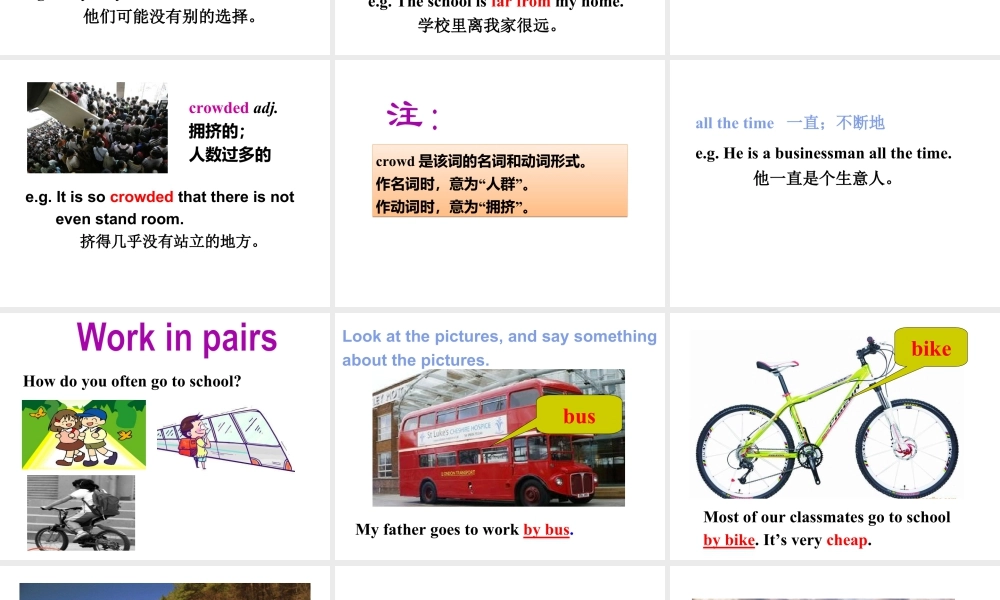 外研版初中英语PPT课件-Module 4  Unit 1.ppt