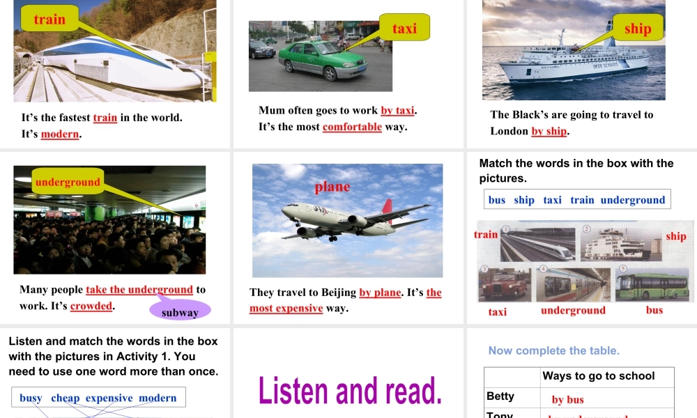 外研版初中英语PPT课件-Module 4  Unit 1.ppt