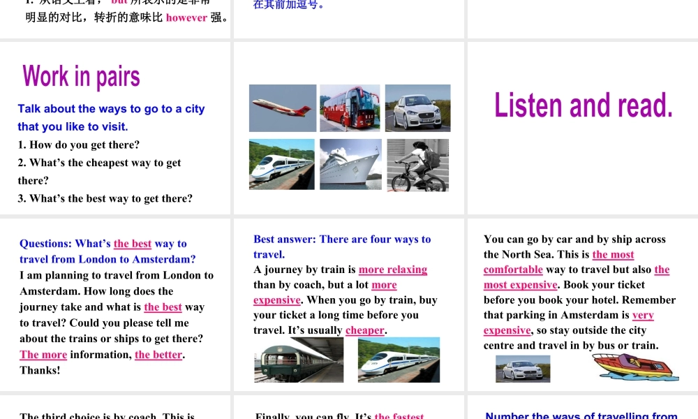 外研版初中英语PPT课件-Module 4  Unit 2.ppt