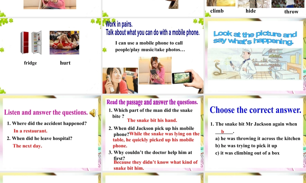 外研版初中英语PPT课件-Module 8  Unit 2.ppt