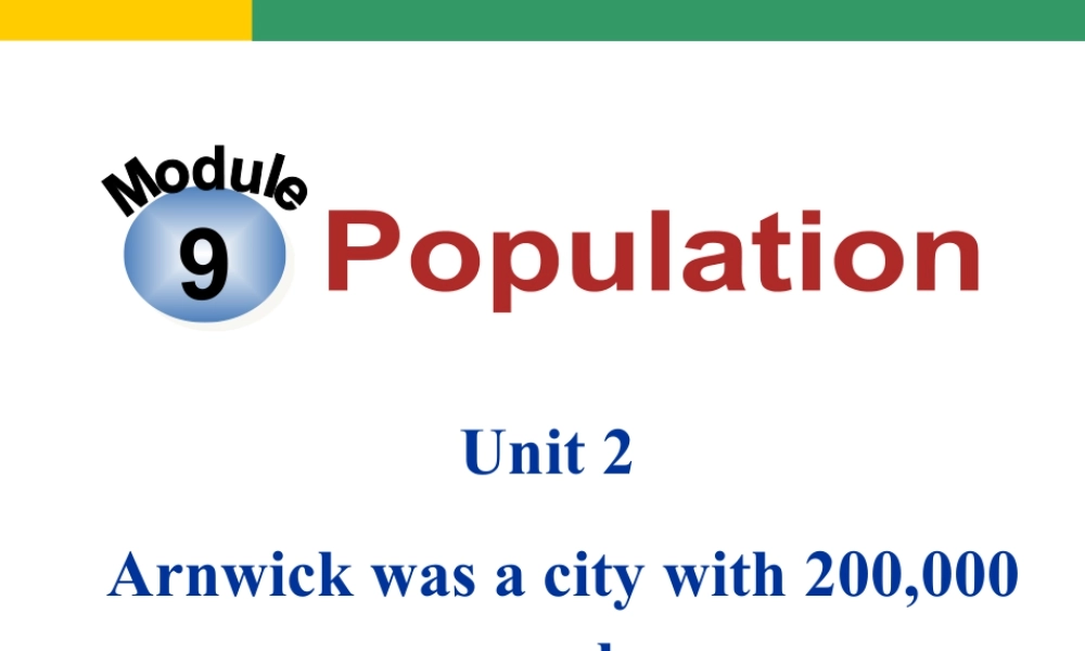 外研版初中英语PPT课件-Module 9  Unit 2.ppt