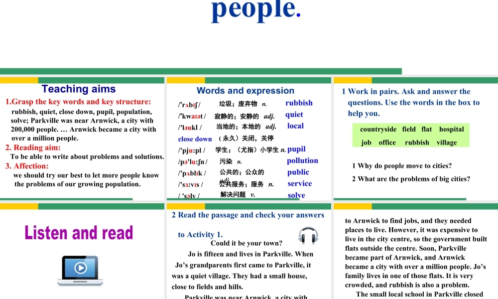 外研版初中英语PPT课件-Module 9  Unit 2.ppt