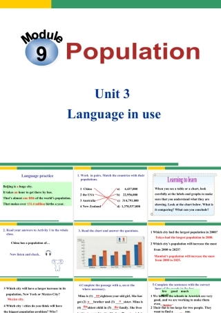 外研版初中英语PPT课件-Module 9  Unit 3.ppt
