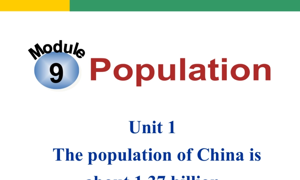 外研版初中英语PPT课件-Module 9 Unit 1.ppt