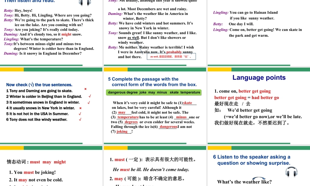 外研版初中英语PPT课件-Module 10 Unit 1.ppt