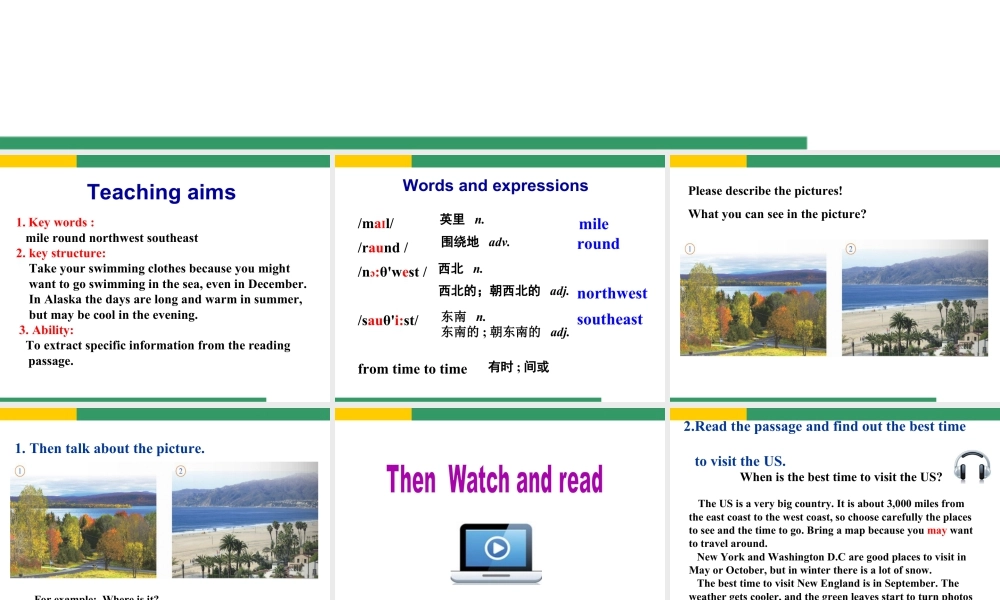 外研版初中英语PPT课件-Module 10 Unit 2.ppt