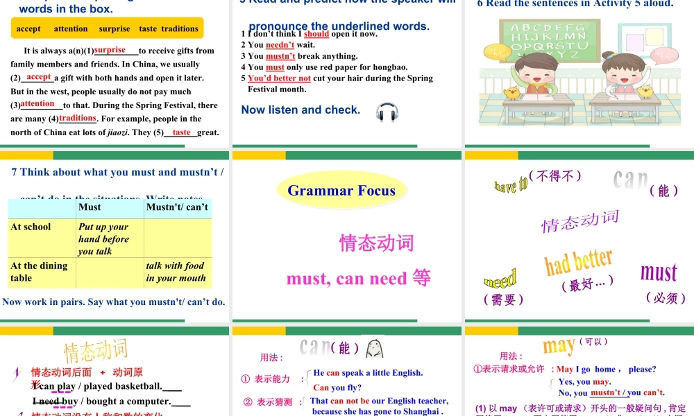 外研版初中英语PPT课件-Module 11 Unit 1.ppt