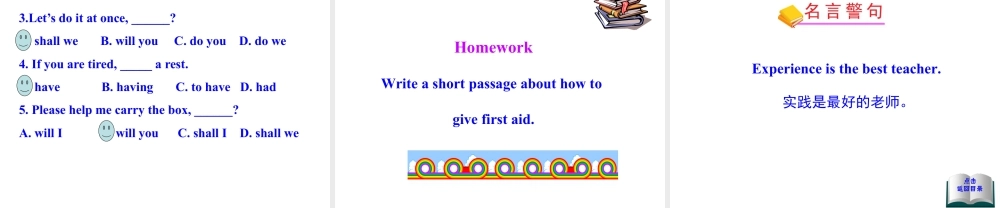 外研版初中英语PPT课件-Module 12 Unit 1.ppt