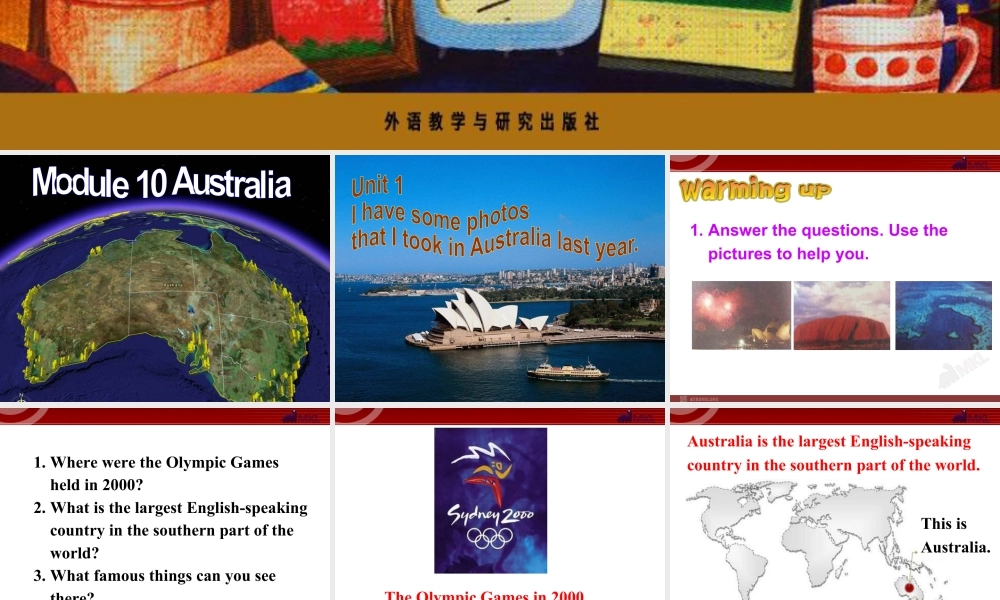 外研版初中英语九年级上-Unit 1 教案.ppt