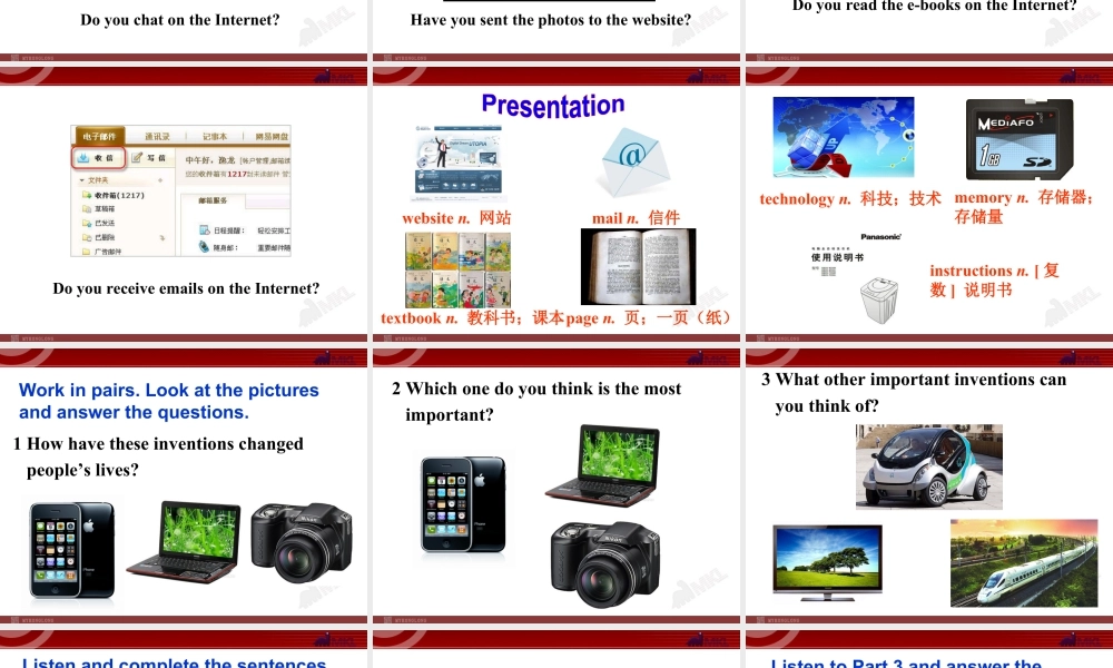 外研版初中英语九年级上-Unit 1教案 (4).ppt