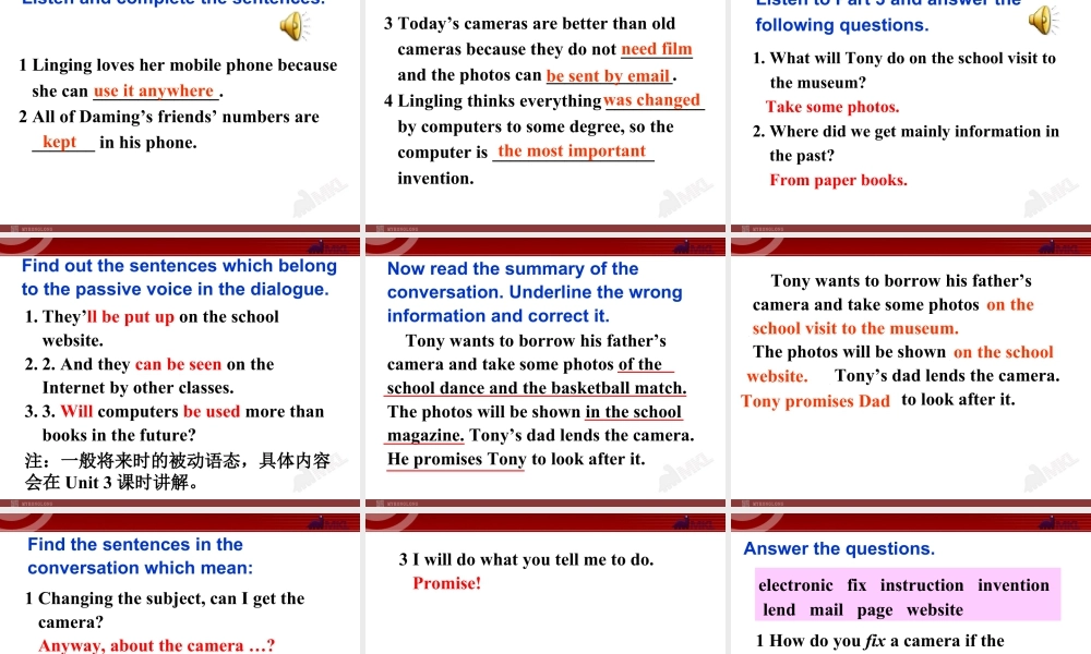 外研版初中英语九年级上-Unit 1教案 (4).ppt