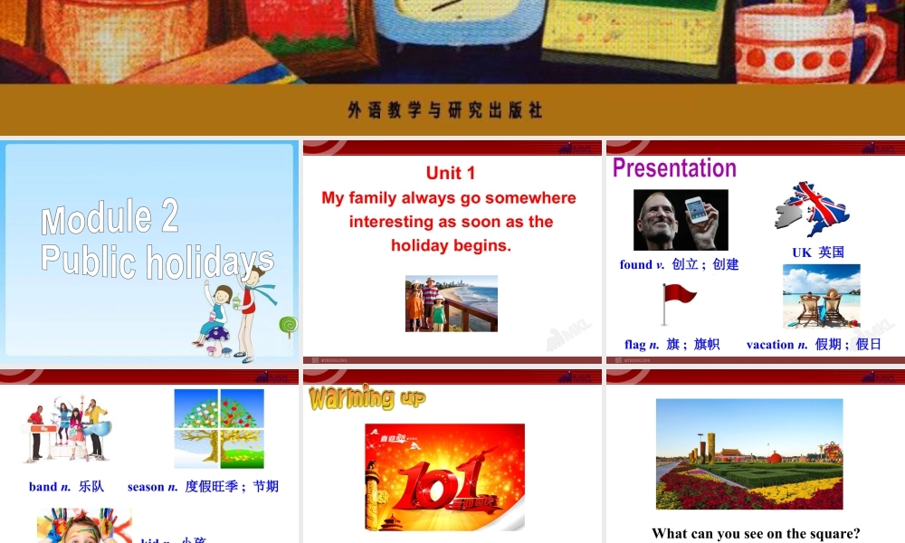 外研版初中英语九年级上-Unit 1教案 (6).ppt