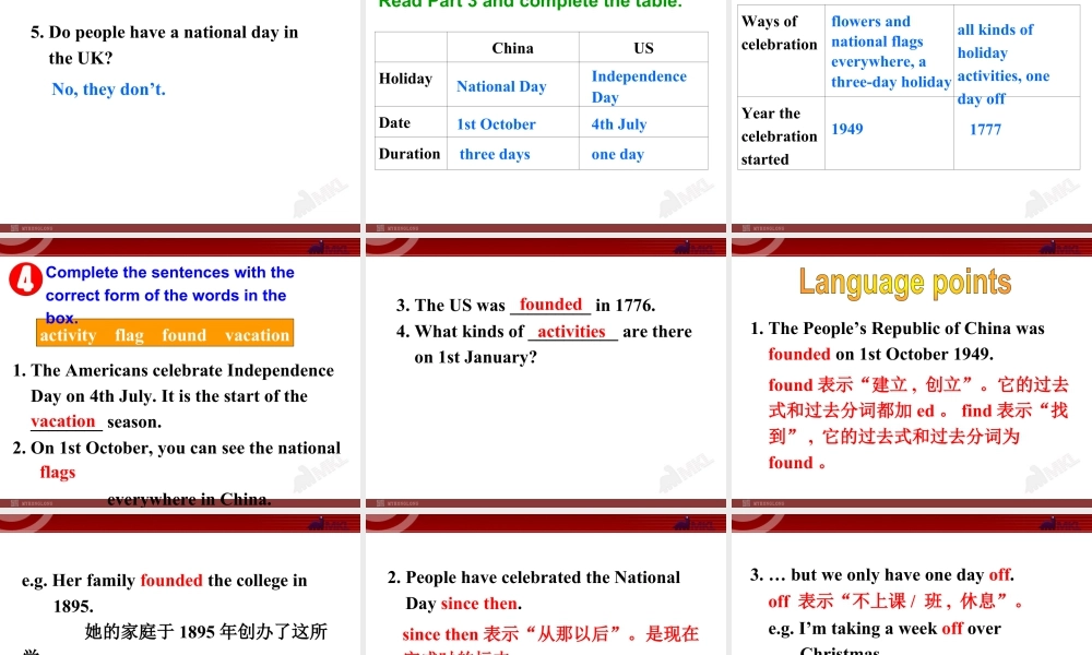外研版初中英语九年级上-Unit 1教案 (6).ppt
