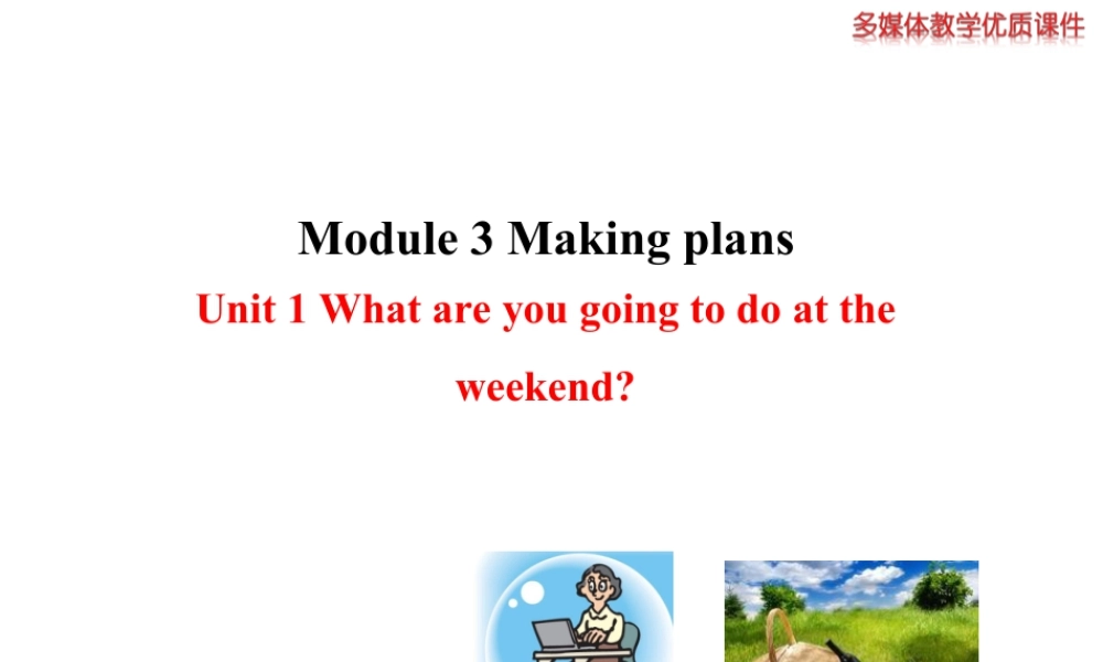 外研版初中英语七年级下册-单元课件-Module 3 Unit 1.ppt