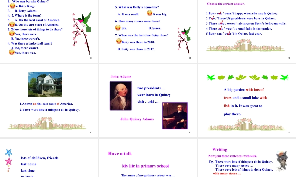 外研版初中英语七年级下册-单元课件-Module 7 Unit 2.ppt