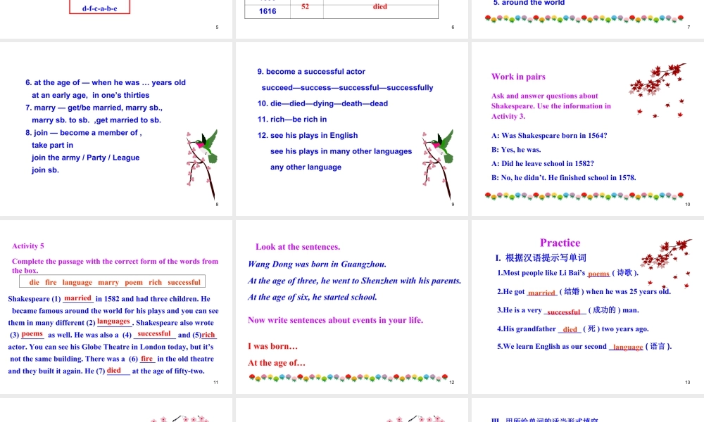 外研版初中英语七年级下册-单元课件-Module 9 Unit 2.ppt
