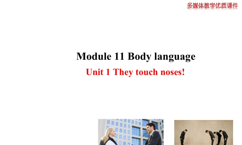 外研版初中英语七年级下册-单元课件-Module 11 Unit 1.ppt