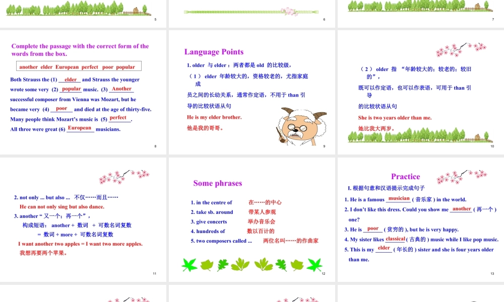 外研版初中英语七年级下册-单元课件-Module 12 Unit 2.ppt