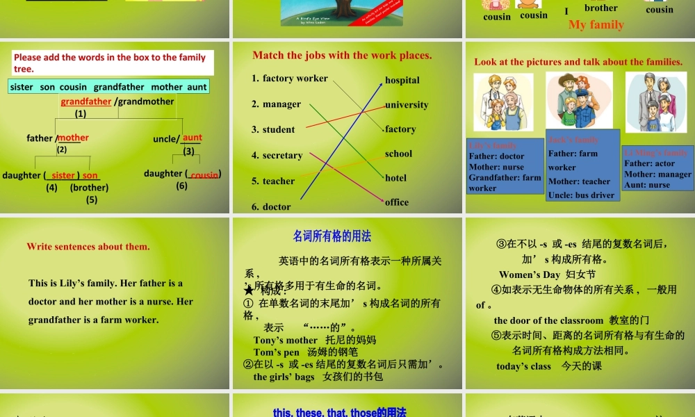 外研版七年级英语（上） Module 2 Unit  3  Language in use课件（共44张PPT）.ppt
