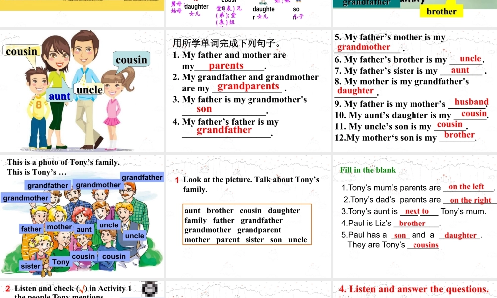 外研版七年级英语（上）Moudle2Unit 1 Is this your mum 课件（共39张PPT）.ppt