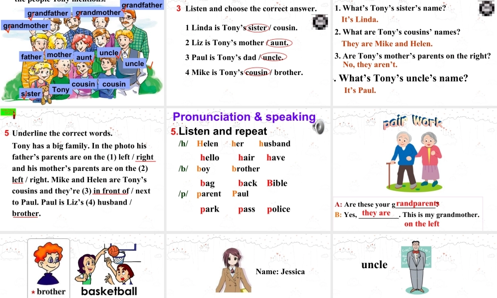 外研版七年级英语（上）Moudle2Unit 1 Is this your mum 课件（共39张PPT）.ppt