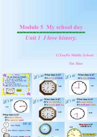 外研版七年级英语上册Module5 Unit1 课件 (共37张PPT).ppt