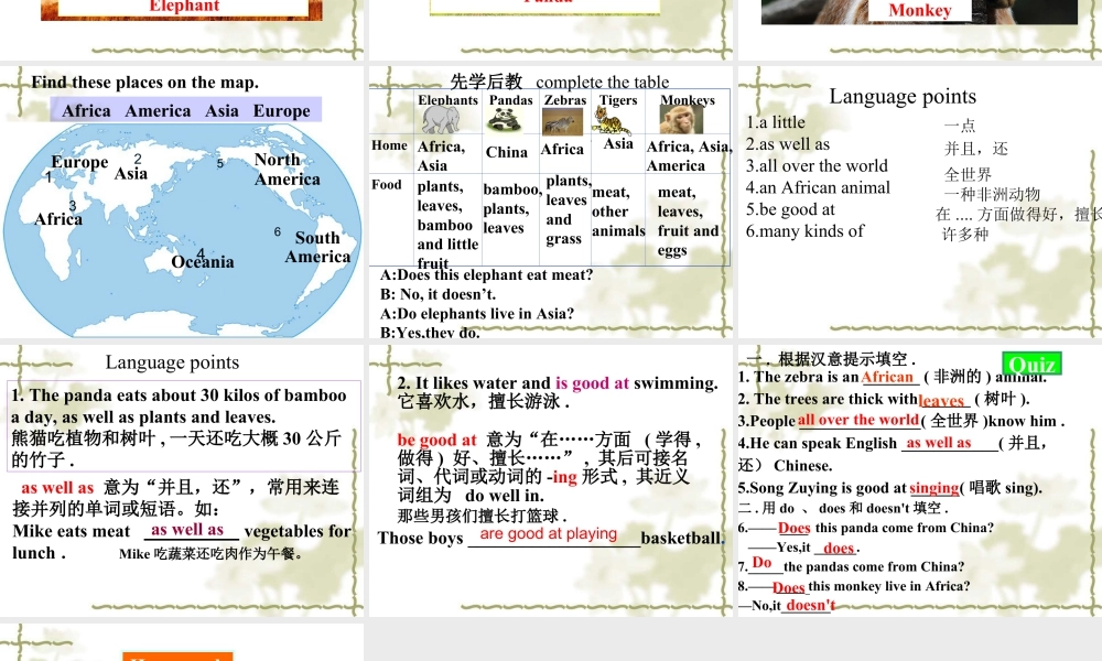 外研版七年级英语上册Module6 Unit2 课件 (共14张PPT).ppt
