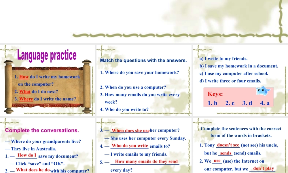 外研版七年级英语上册Module7 Unit3 课件 (共26张PPT).ppt