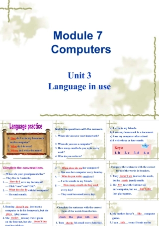 外研版七年级英语上册Module7 Unit3 课件 (共26张PPT).ppt