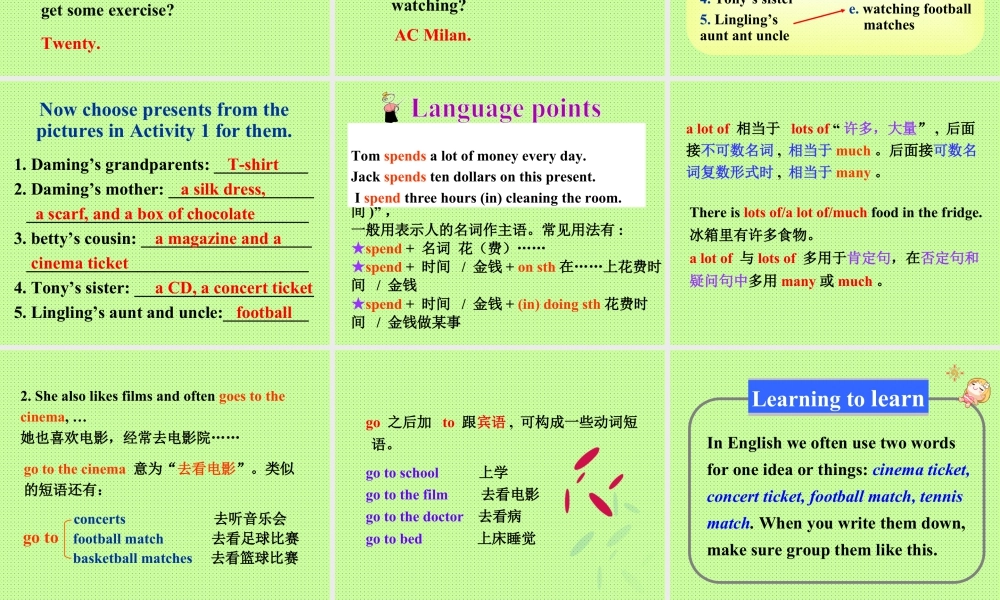 外研版七年级英语上册Module8 Unit2 课件 (共33张PPT).ppt