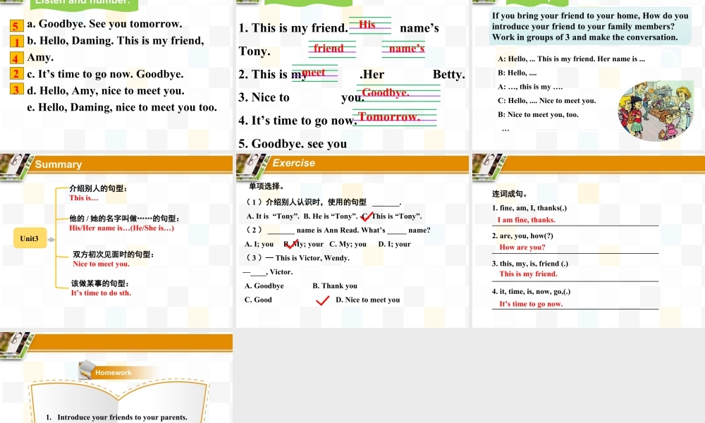 外研版七年级英语上册Starter Module1 Unit3 课件 （共20张PPT）.ppt