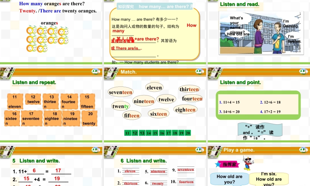 外研版七年级英语上册Starter Module2 Unit3 课件 （共27张PPT）.ppt