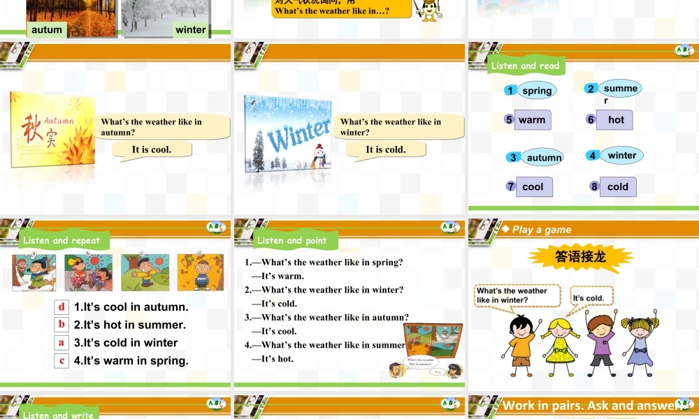 外研版七年级英语上册Starter Module4 Unit2 课件 （共18张PPT）.ppt