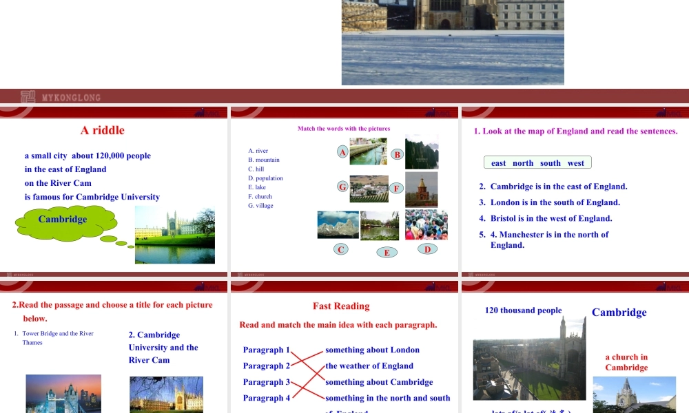 新外研版八年级英语上册配套课件：Module 2 My home town and my country Unit 2.ppt