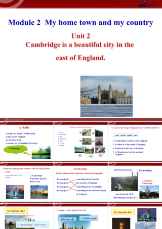 新外研版八年级英语上册配套课件：Module 2 My home town and my country Unit 2.ppt