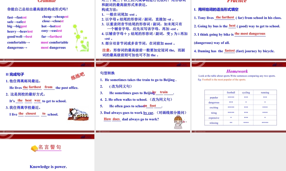 新外研版八年级英语上册配套课件：Module 4 Planes, ships and trains Unit 1.ppt