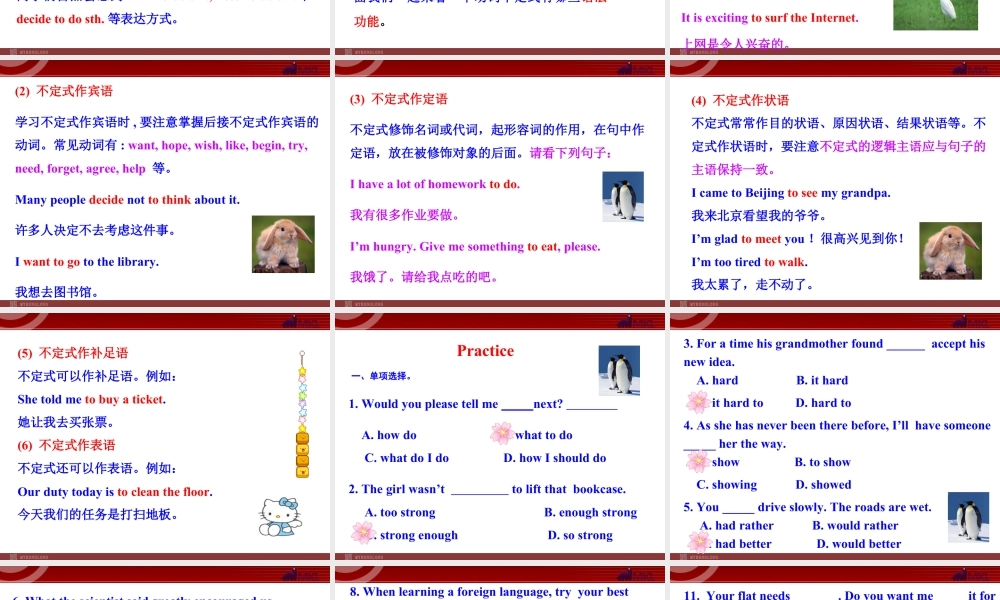 新外研版八年级英语上册配套课件：Module 6 Animals in danger Unit 3.ppt